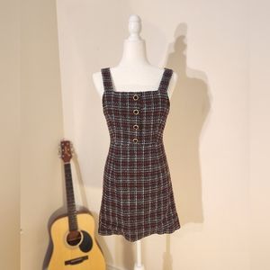 Cute and luxurious tweed dress